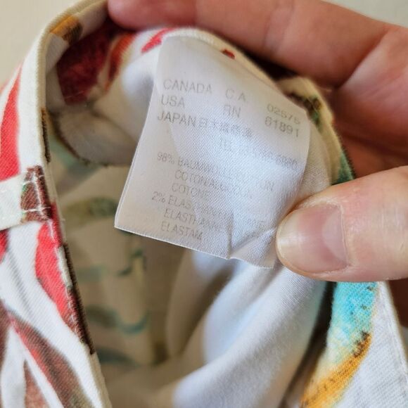 Rare Escada Sport Kate Tiger Stripes MultiColor Boot Cut Flare Jeans Size 42 - Picture 5 of 7